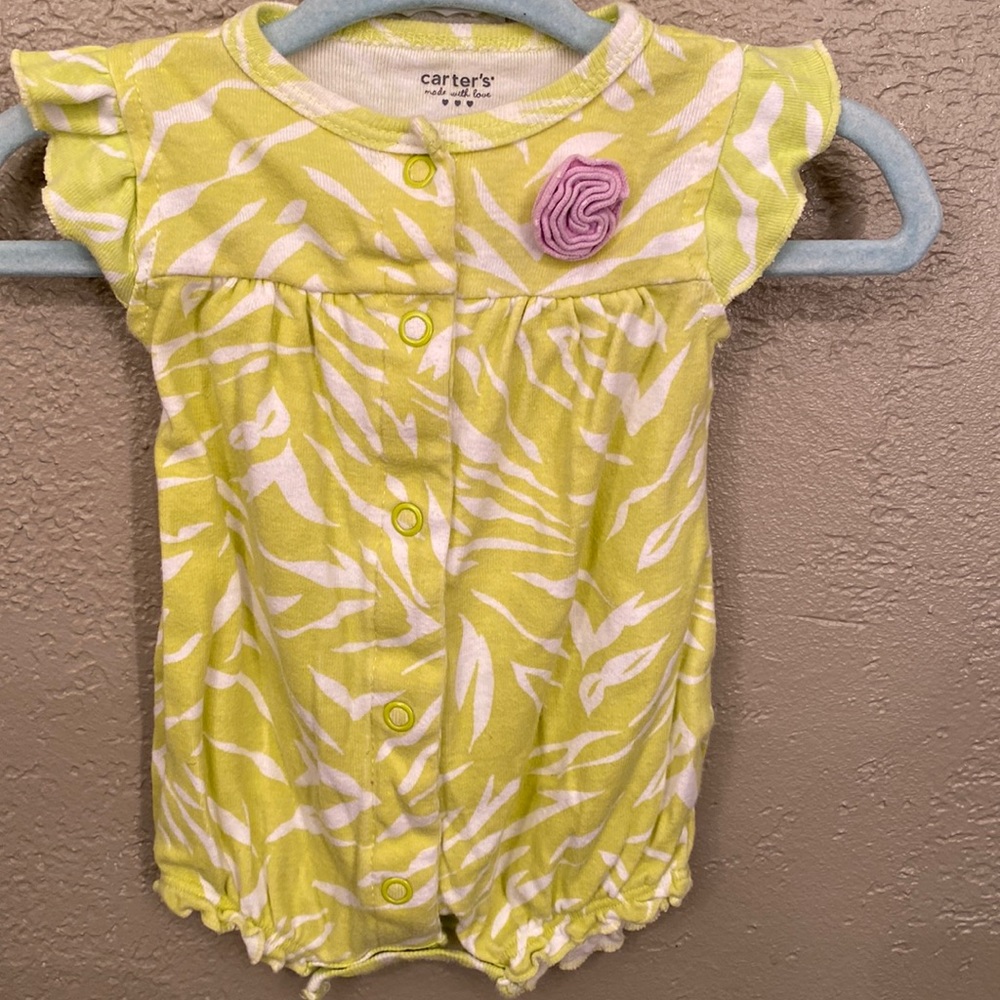 Carter’s palm print onesie